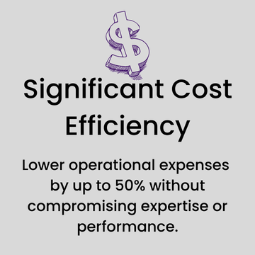 Signifficant cost effciency Personnel IT